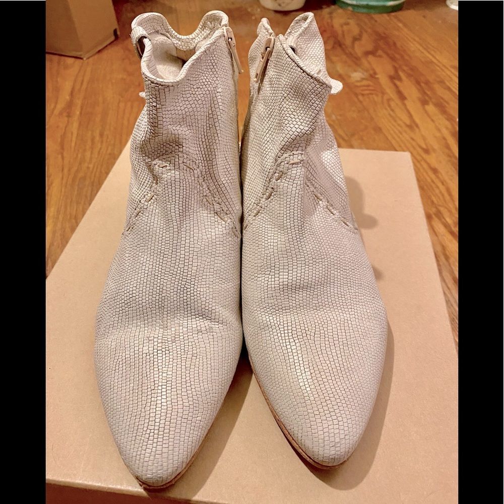 Giove Booties Made in Italy -40/9 faux snakeskin cream , Nordstrom